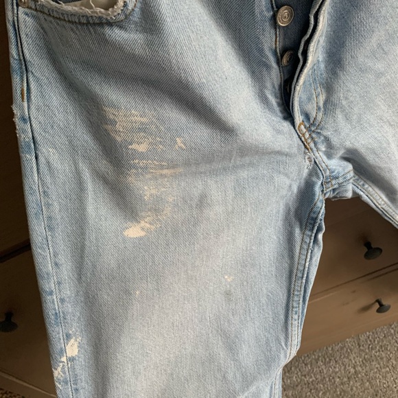 ZARA distressed wedgie fit denim - Picture 4 of 6